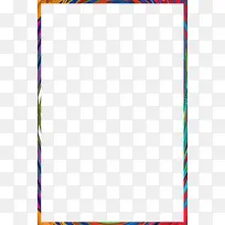 彩色矩形装饰边框-空若网 彩色矩形装饰边框-空若网