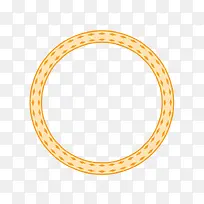 橙色圆环边框-空若网 橙色圆环边框-空若网