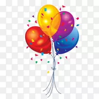 气球生日剪贴画-巴伦-空若网 气球生日剪贴画-巴伦-空若网