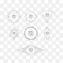 矢量文字框-空若网 矢量文字框-空若网