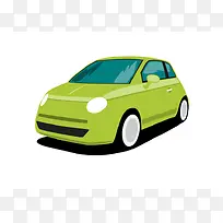 浅绿色的卡通小汽车-空若网 浅绿色的卡通小汽车-空若网
