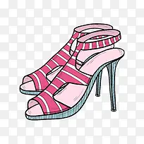 手绘高跟鞋-空若网 手绘高跟鞋-空若网