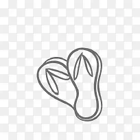 黑色手绘拖鞋-空若网 黑色手绘拖鞋-空若网