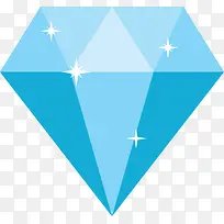 卡通矢量蓝色宝石素材图-空若网 卡通矢量蓝色宝石素材图-空若网