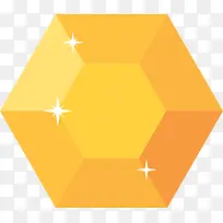 橙色闪亮宝石矢量图-空若网 橙色闪亮宝石矢量图-空若网
