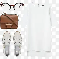 白色五分袖上衣-空若网 白色五分袖上衣-空若网