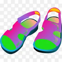 凉鞋png矢量素材-空若网 凉鞋png矢量素材-空若网