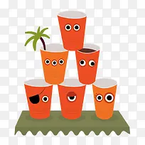 可爱卡通奶茶杯子-空若网 可爱卡通奶茶杯子-空若网