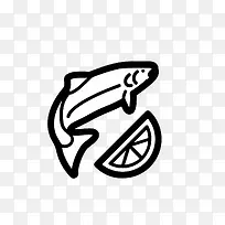 黑白线稿鱼素材-空若网 黑白线稿鱼素材-空若网