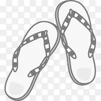 可爱手绘夏日凉拖-空若网 可爱手绘夏日凉拖-空若网