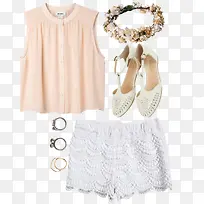 粉色短款无袖上衣-空若网 粉色短款无袖上衣-空若网