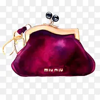 手绘水彩手包-空若网 手绘水彩手包-空若网