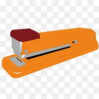 卡通橙色订书机矢量-空若网 卡通橙色订书机矢量-空若网