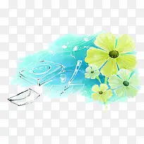 花朵插画-空若网 花朵插画-空若网