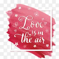 浪漫红色水彩涂鸦-空若网 浪漫红色水彩涂鸦-空若网