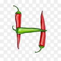 辣椒字母H-空若网 辣椒字母H-空若网