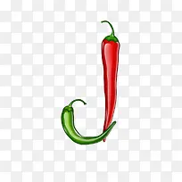 辣椒字母J-空若网 辣椒字母J-空若网