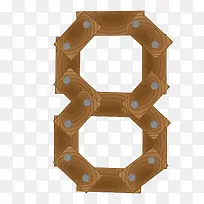 创意木制数字-空若网 创意木制数字-空若网