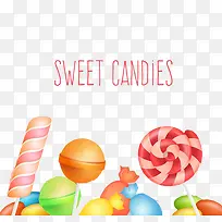 甜蜜糖果设计矢量素材-空若网 甜蜜糖果设计矢量素材-空若网