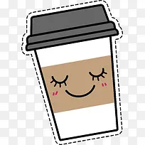 时尚卡通手绘纸杯-空若网 时尚卡通手绘纸杯-空若网