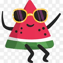 夏季水果跳舞的西瓜-空若网 夏季水果跳舞的西瓜-空若网