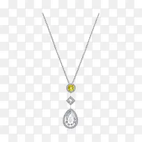 施华洛世奇首饰黄色宝石女式项链-空若网 施华洛世奇首饰黄色宝石女式项链-空若网
