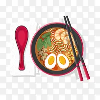 手绘卡通海鲜面下载-空若网 手绘卡通海鲜面下载-空若网