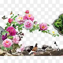 中国风背景免抠素材-空若网 中国风背景免抠素材-空若网