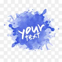 蓝色墨点英文时刻-空若网 蓝色墨点英文时刻-空若网