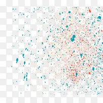矢量蓝色墨点素材-空若网 矢量蓝色墨点素材-空若网
