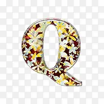 小黄花字母q-空若网 小黄花字母q-空若网