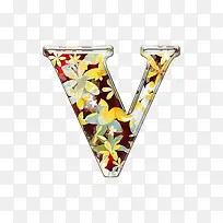 小黄花字母v-空若网 小黄花字母v-空若网