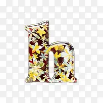 小黄花字母h-空若网 小黄花字母h-空若网