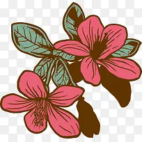 花朵png矢量元素-空若网 花朵png矢量元素-空若网