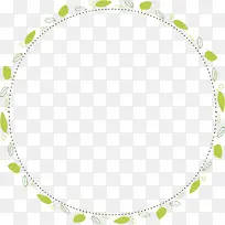 绿色清新春季草圈-空若网 绿色清新春季草圈-空若网