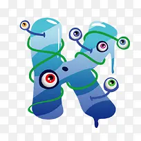 创意字母K-空若网 创意字母K-空若网