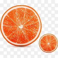 桔色水果剖面图-空若网 桔色水果剖面图-空若网