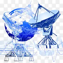 超炫科技卫星接收器矢量素材,-空若网 超炫科技卫星接收器矢量素材,-空若网
