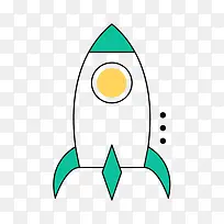 手绘火箭-空若网 手绘火箭-空若网