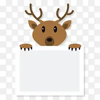 咖啡色鹿动物标签-空若网 咖啡色鹿动物标签-空若网