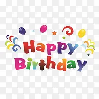 生日快乐英文字母-空若网 生日快乐英文字母-空若网