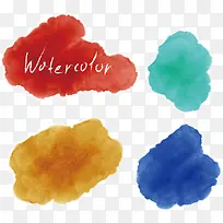 时尚水彩墨迹背景矢量素材-空若网 时尚水彩墨迹背景矢量素材-空若网