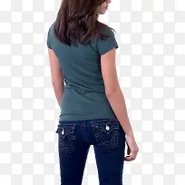 产品实物深绿女款背面-空若网 产品实物深绿女款背面-空若网