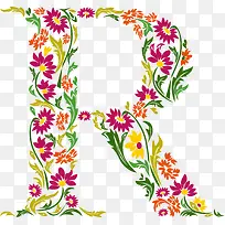 多彩R字英文-空若网 多彩R字英文-空若网