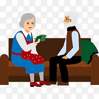 卡通温馨人物插画-空若网 卡通温馨人物插画-空若网