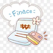 手绘卡通幻想字母电话电脑-空若网 手绘卡通幻想字母电话电脑-空若网