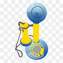 矢量卡通手绘古典欧式电话-空若网 矢量卡通手绘古典欧式电话-空若网