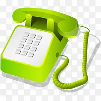 矢量卡通手绘绿色电话-空若网 矢量卡通手绘绿色电话-空若网