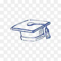 手绘博士帽-空若网 手绘博士帽-空若网