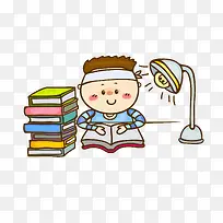 奋发学习的男孩-空若网 奋发学习的男孩-空若网